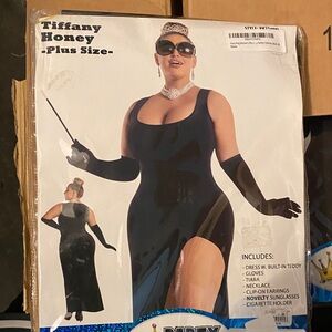 Tiffany Honey Plus Size Black Dress